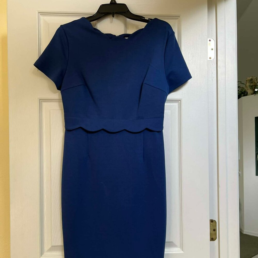 Grace Karin Royal Blue Short Sleeve Dress – Size Medium